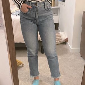 Madewell High Rise Women Jeans in Light Blue